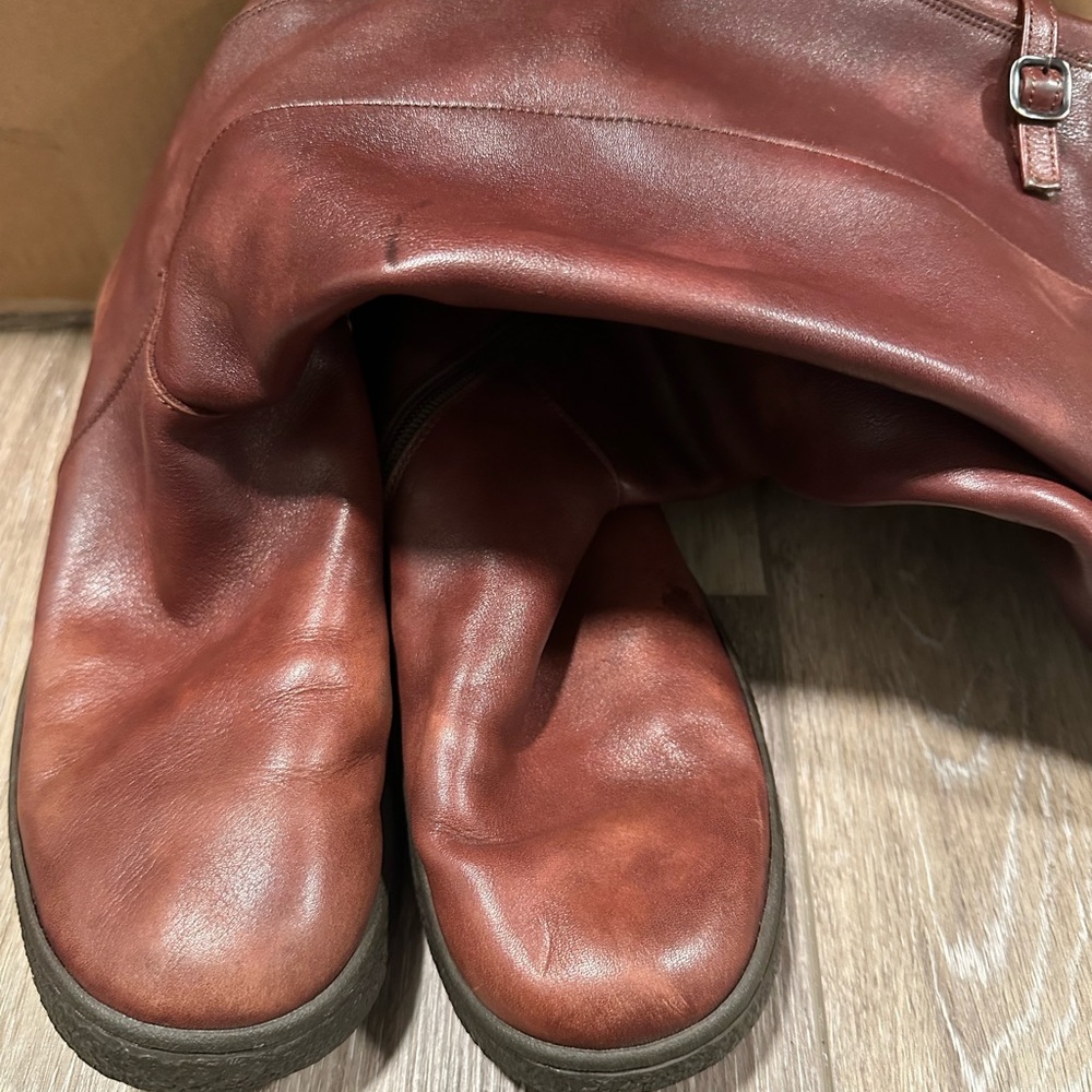 Camper Brand Knee High Brown Leather Boots women’s size 10